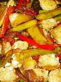 Espárragos y Coliflor salteados