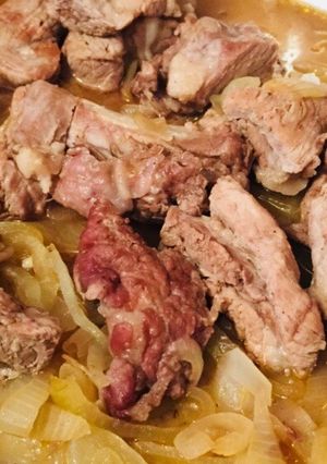Una foto de Costilla de cerdo al tequila