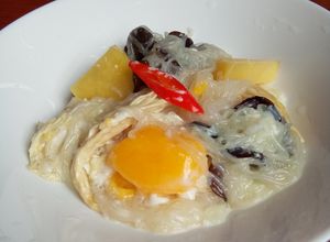 Gambar Sup Telur, Fucuk Suhun dan Kentang