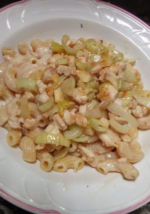 Foto resep Chicken macaroni saus Carbonara