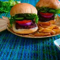 A picture of Beef burger.