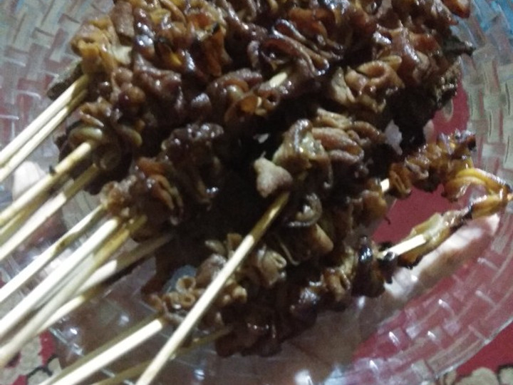 Resep: Sate Usus Ayam Bumbu Sederhana Untuk Pemula