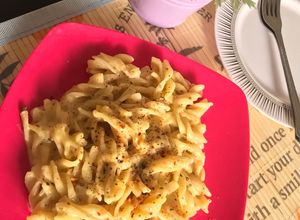 Foto resep Fusili Carbonara (Cheese Sauce)