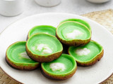 Kue Lumpur Pandan tanpa Kentang vla Santan