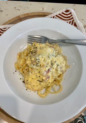 Hình của món Carbonara.