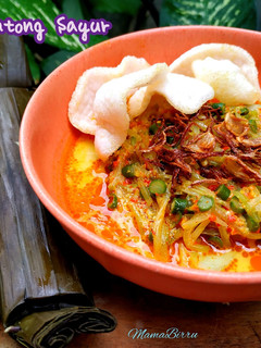 Foto resep Lontong Sayur Labu Kacang Panjang
