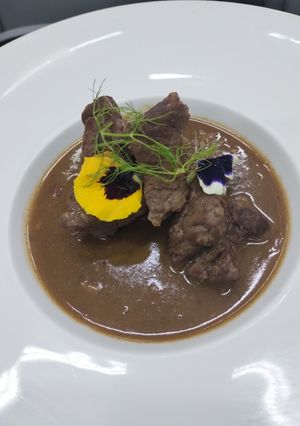Una foto de Boeuf bourgiñon