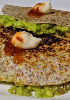 Una foto de TACOS 🌮De Lentejas con Carne Molida alcaparrada...!