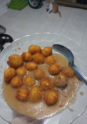 Foto resep Cilok crispy bumbu kacang endul