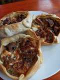 Canastitas de berenjena y champiñones