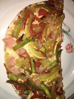 Una foto de Pizza saludable de vegetales