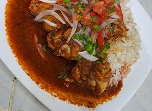 Una foto de Picante de pollo