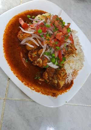Una foto de Picante de pollo