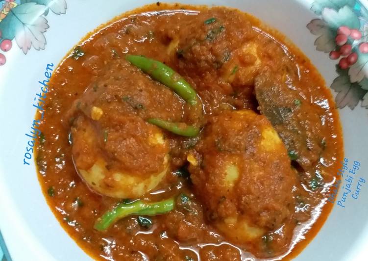 Dhaba Style Punjabi Egg Curry
