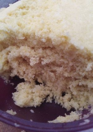 Una foto de Torta de naranjas en microondas