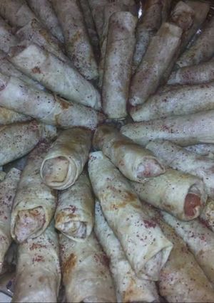 صورة لوصفة لفات الدجاج بدون اي نوع زيت صحي وخفيف