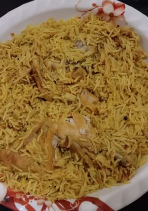 صورة لوصفة كبسة بالدجاج تشهي 😋