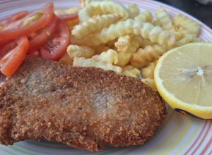 Una foto de Milanesas de bagre