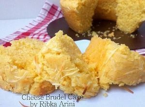 Foto resep Cheese Brudel Cake (si kue ragi No Mixer)