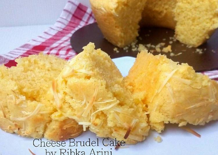 Resep Cheese Brudel Cake (si kue ragi No Mixer) yang Bisa Manjain Lidah