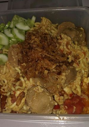 Foto resep Mie Telur Nyemek Asam Pedas