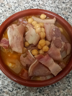Una foto de Cocido de garbanzos