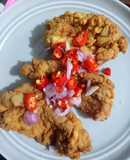 Ayam krispy sambel matah