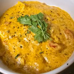 A picture of Paneer butter masala.