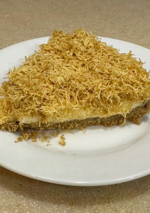 صورة لوصفة تشيز كيك بالكنافه