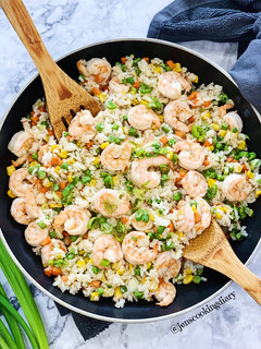 A picture of Shrimp Fried Rice.