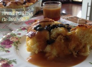 Foto resep Rum Raisin Bread Pudding