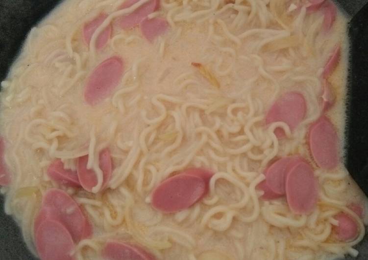 Cara Gampang Membuat Mie kuah spageti 😅 Anti Gagal