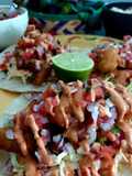 Tacos de camarón y pescado estilo baja