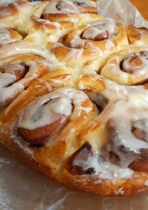 Φωτογραφία της συνταγής Ρολάκια κανέλας "cinnamon rolls"!!