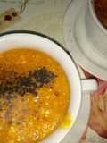 Sopa crema de zanahoria y ricotta