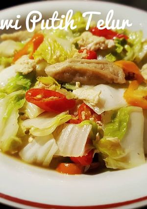 Foto resep Cah Sawi Putih Telur