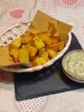 Patatas Bravas con Aioli alle ortiche