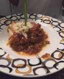 Lasagna boloñesa