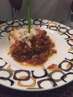 Una foto de Lasagna boloñesa