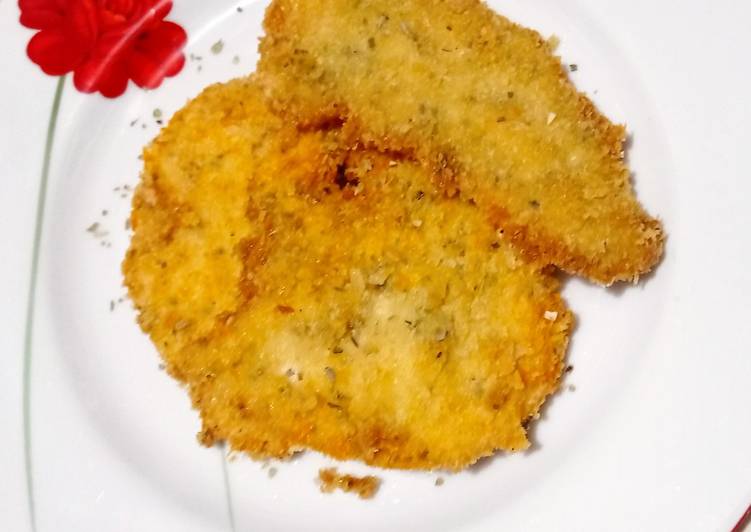 Resep Chicken Schnitzel Oregano, Lezat