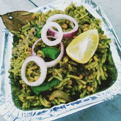 Spinach rice A picture of Spinach rice.