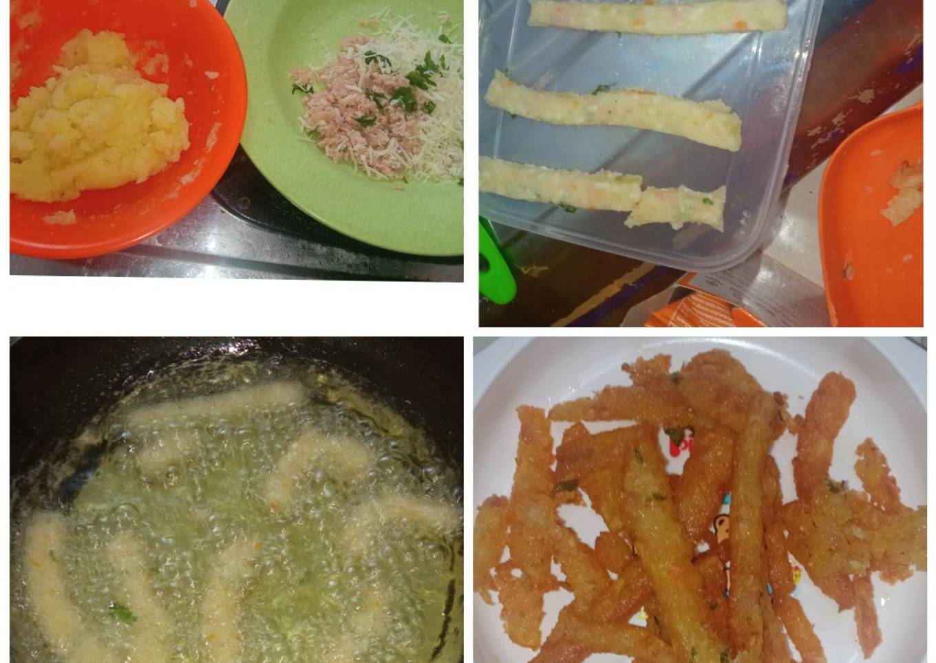 Stik Kentang wortel kornet keju ❤