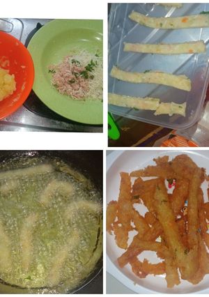 Foto resep Stik Kentang wortel kornet keju ❤