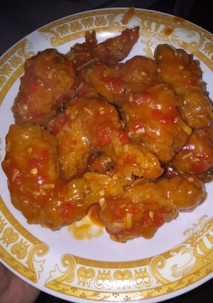 Foto resep Sayap crispy asam manis