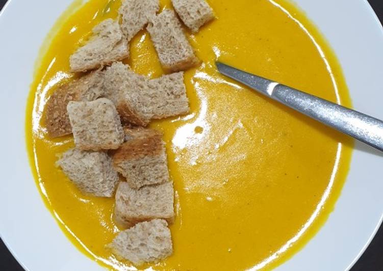 Cara Memasak Creamy Pumpkin Soup Untuk Pemula!