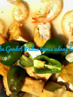 Foto resep Cabe Gendot Pedas tumis Udang Tahu
