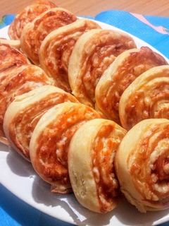 Sajtos-vajas csigák recept fotója