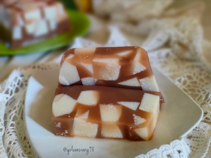 Langkah Mudah untuk Menyiapkan Resep Puding Tahu Susu Coklat Mozaik yang Bisa Manjain Lidah Anti Ribet, Lezat Sekali