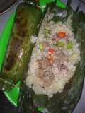 Nasi bakar cumi pete