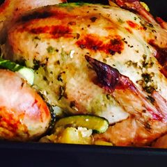 A picture of Gordon Ramsay's Christmas Turkey.